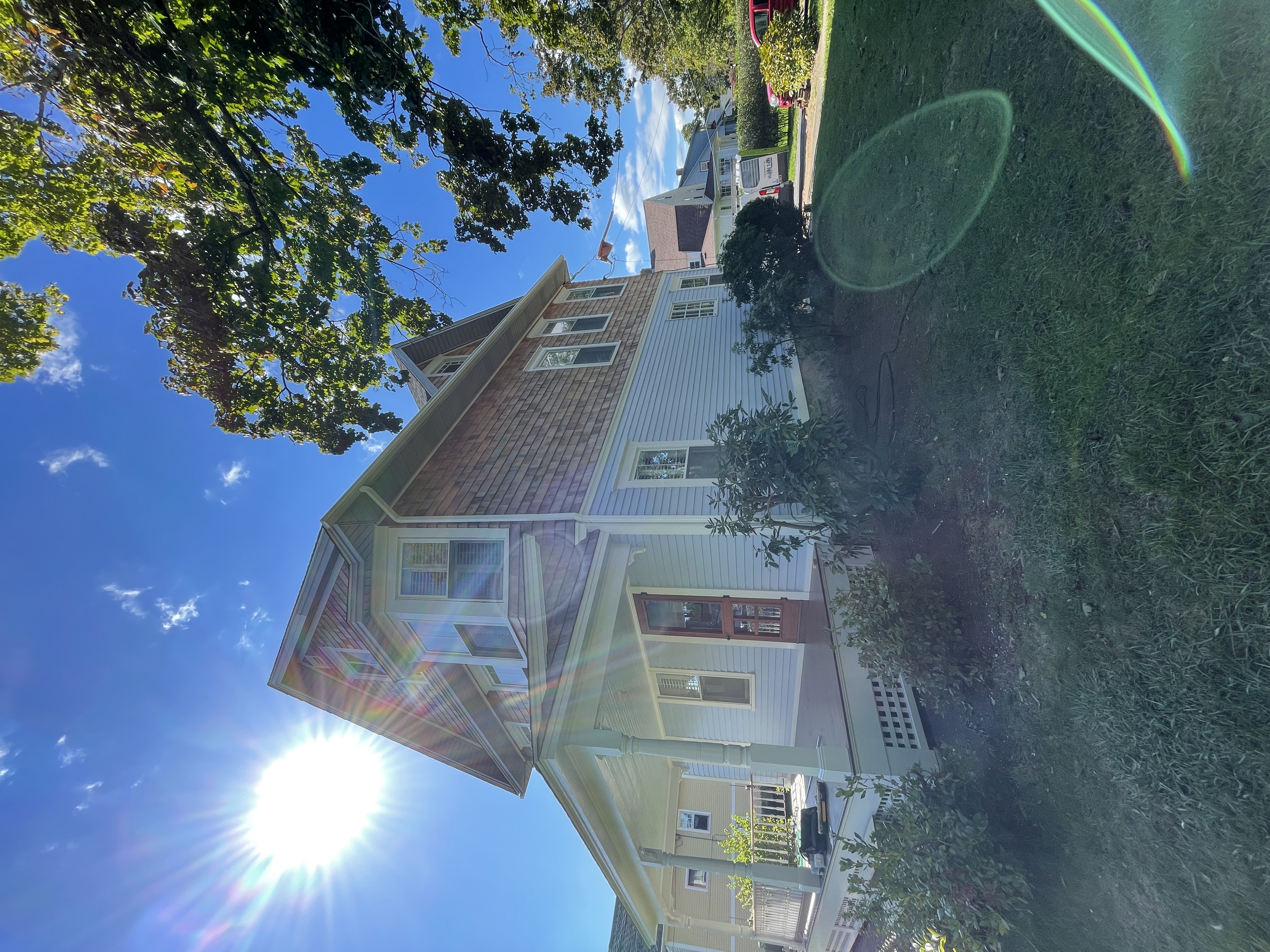 Completed exterior house painting in North Kingstown Rhode Island by Happy Trees Painting